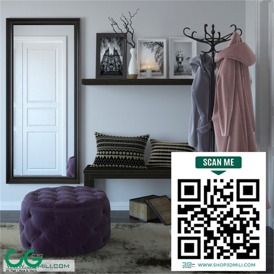 Set of objects in the hallway